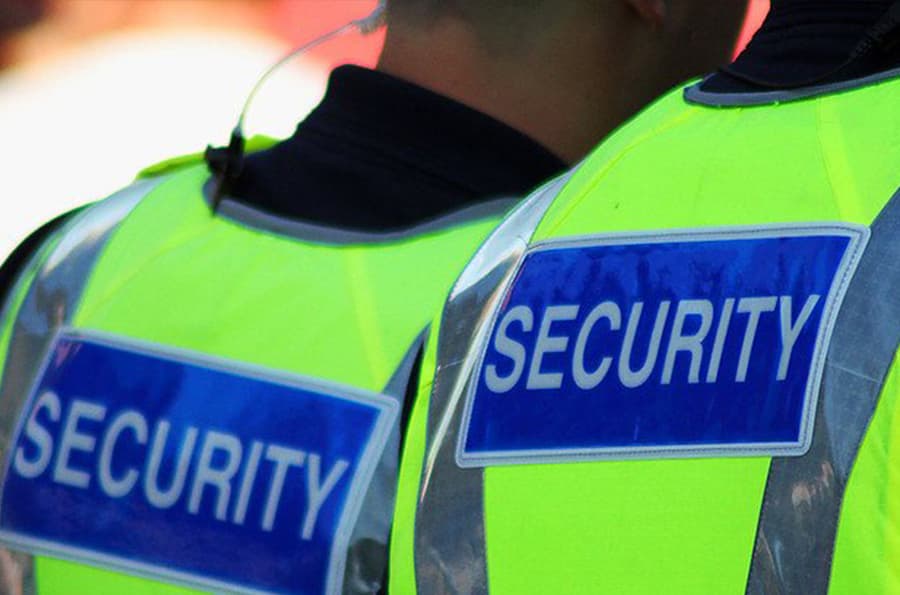 SIA licensed security officers on duty